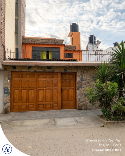 Amplia Casa en Venta - 160m² Terreno - Urb. Pay Pay (Cerca UPN y Open Plaza)